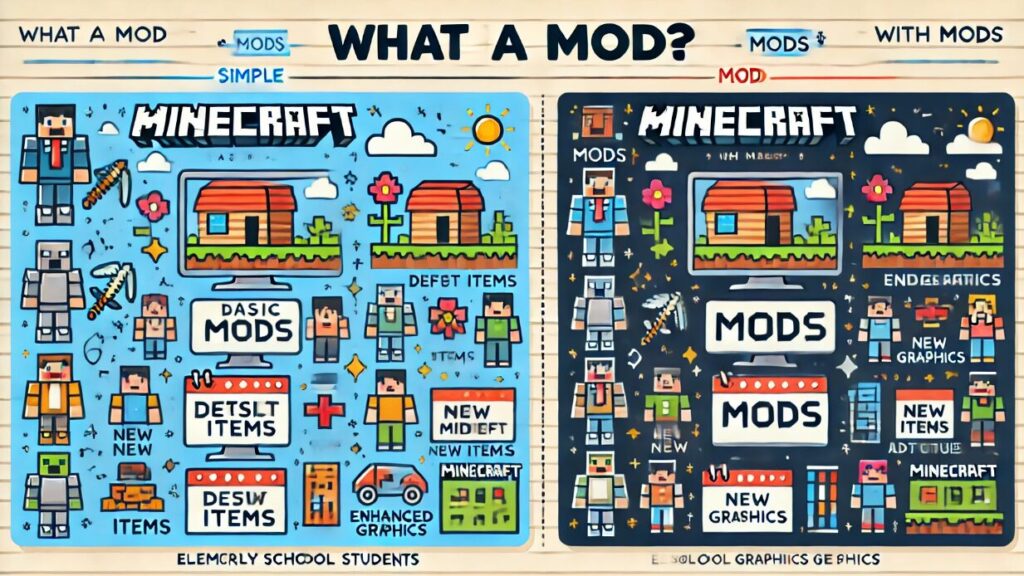 マインクラフトにおけるMODとは？