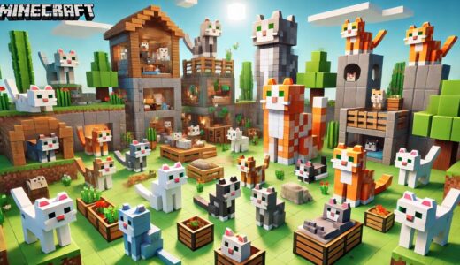 マイクラModで猫と暮らす！癒やしの猫Mod導入ガイド